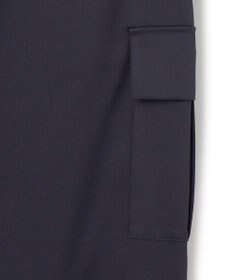 ICB L 【洗える】ウォームサテン カーゴスカート