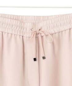 ICB 【接触冷感・UVケア・速乾・洗える】FluidBackSatin ドロストパンツ