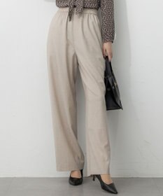 23区 S 【洗える】トリアセスラブストレッチ ワイド パンツ