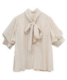 Green Parks ２ＷＡＹボウタイバルーンスリーブブラウス