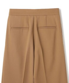 BEIGE， 【洗える】STEVIA / ウール混タックワイドパンツ