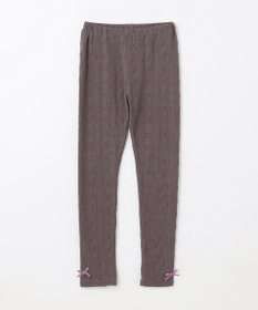 ANY KIDS ケーブル ジャガード レギンス