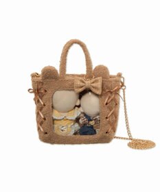 WEGO 【痛バ＆推し活グッズ】耳付きレースアップミニぬいショルダー