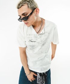 WEGO 【ユニセックス着用ITEM】アイレットスラブヘンリーネックT（SS）