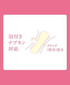 Wing サニタリーショーツ　羽付きナプキン対応　はきこみ丈ふつう　ウイング／ワコール　EC8400