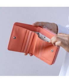 tsumori chisato CARRY キラメッシュ ラウンドファスナー折財布