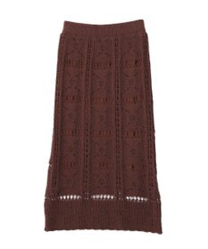 Green Parks クロシェニットスカート