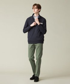 J.PRESS MEN インレージャージー ロゴハーフジップスウェット