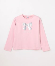 ANY KIDS 【綿100%】リボンアソート 長袖Tシャツ