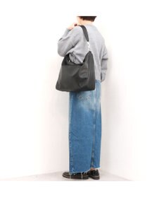 UNBILLION カシュカシュ cachecache / ソフト合皮スクエアホーボーショルダーバッグ