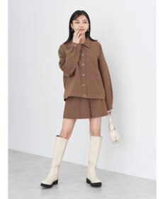 earth music&ecology ベルト付きショートパンツ