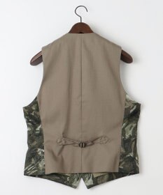 JOSEPH ABBOUD 【イタリア素材/軽量/ストレッチ】バックプリントジャージーベスト