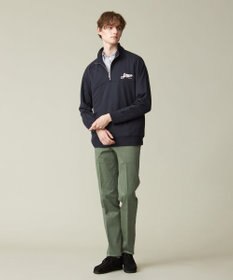 J.PRESS MEN インレージャージー ロゴハーフジップスウェット