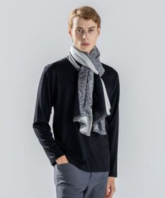 JOSEPH HOMME 新柄【上質素材】シルクカシミヤ　ブックストール / モスクパターンストール