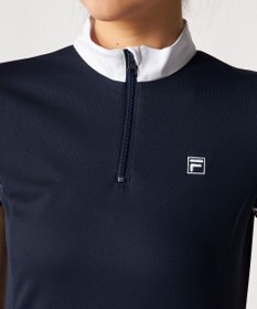 FILA GOLF／marie claire 【FILA GOLF】ハーフジッププリーツワンピース