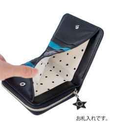 tsumori chisato CARRY キラメッシュ ラウンドファスナー折財布