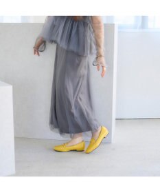 MODE ET JACOMO <noyau>スクエアトゥビット付きヒールローファー