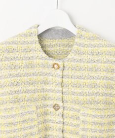 自由区 【Precious 5月号掲載】【カトリエムブーケ】Couleur tweed ツイードジレ