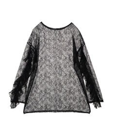 Green Parks ・ＡＮＤ　ＳＥＡＲＣＨ　レーシーラッフルスリーブチュニック