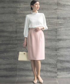 組曲 S 【KUMIKYOKU NAVY】ジョーゼットシフォン ブラウス