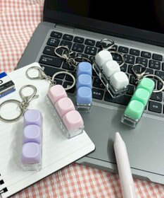 WEGO パステルキーキーホルダー