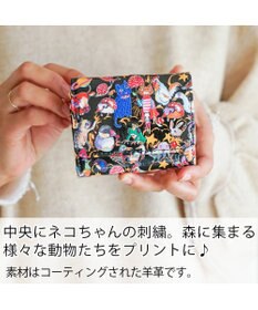 tsumori chisato CARRY 森のどうぶつたち ミニ財布 折り財布