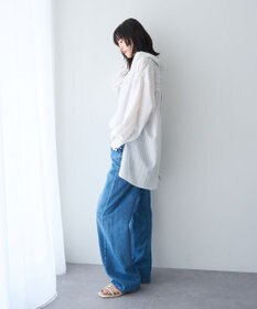 YECCA VECCA バック釦シアーシャツ