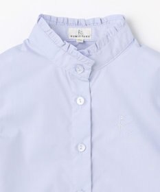 組曲 KIDS 【110-140㎝】 レースリボンタイブラウス