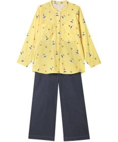 ワコール／睡眠科学 パジャマ 長袖 長ズボン 綿100%(本体) 寝返りしやすい 【睡眠科学×サンリオキャラクターズ】 レディース YDX651 睡眠科学／ワコール