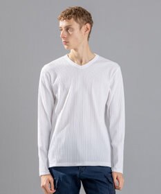 JOSEPH HOMME 【LEON 掲載】テックリブジャージー　Vネックカットソー