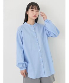 earth music&ecology ＳＥＴ２点ニットビスチェ＋ノーカラーシャツ