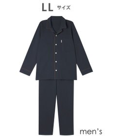 ワコール／睡眠科学 メンズ パジャマ 綿100%(本体) あったか 長袖 長ズボン YGW451 睡眠科学／ワコール