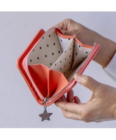 tsumori chisato CARRY キラメッシュ ラウンドファスナー折財布