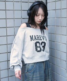 WEGO ドッキングオフショルショートスウェット