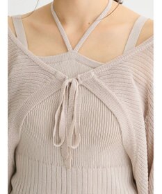 Green Parks ・swing by SET2点ニットボレロ&ニットキャミ