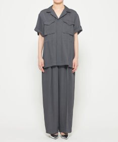 uncrave ドレープツイル ワイドパンツ