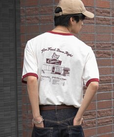WEGO ワンポイント刺繍リンガーT（SS）