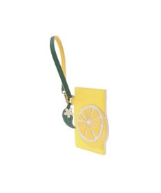 genten フルーツマーケット はみ出しパスケース「レモン」