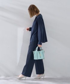 YECCA VECCA パールタックブラウス