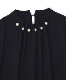 YECCA VECCA パールタックブラウス