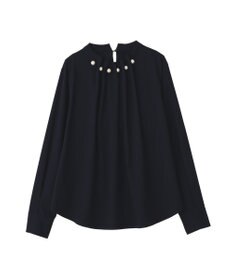 YECCA VECCA パールタックブラウス