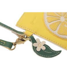 genten フルーツマーケット はみ出しパスケース「レモン」