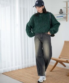 WEGO ブラッシュニットショートプルオーバー