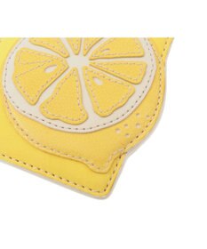 genten フルーツマーケット はみ出しパスケース「レモン」