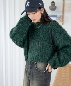 WEGO ブラッシュニットショートプルオーバー