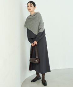 UNFILO L 【2WAY】BEAUTY FORM JERSEY ハーフZIP プルオーバー