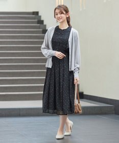 Tiaclasse L 【新色追加】フレアスリーブワンピース