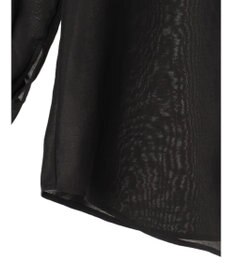 earth music&ecology フリルスリーブシャツ