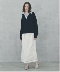 YECCA VECCA 2wayレイヤード風ポロニット