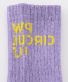 PW CIRCULUS 【WOMEN】【土踏まずをサポート】ロゴ ミドルソックス